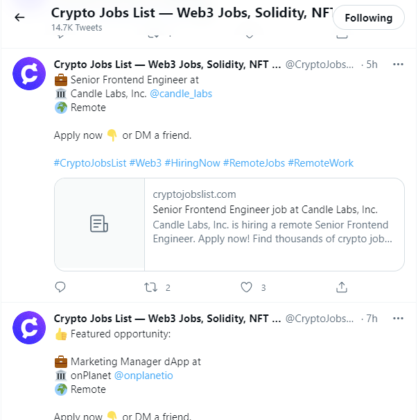 Crypto Jobs List Zelta