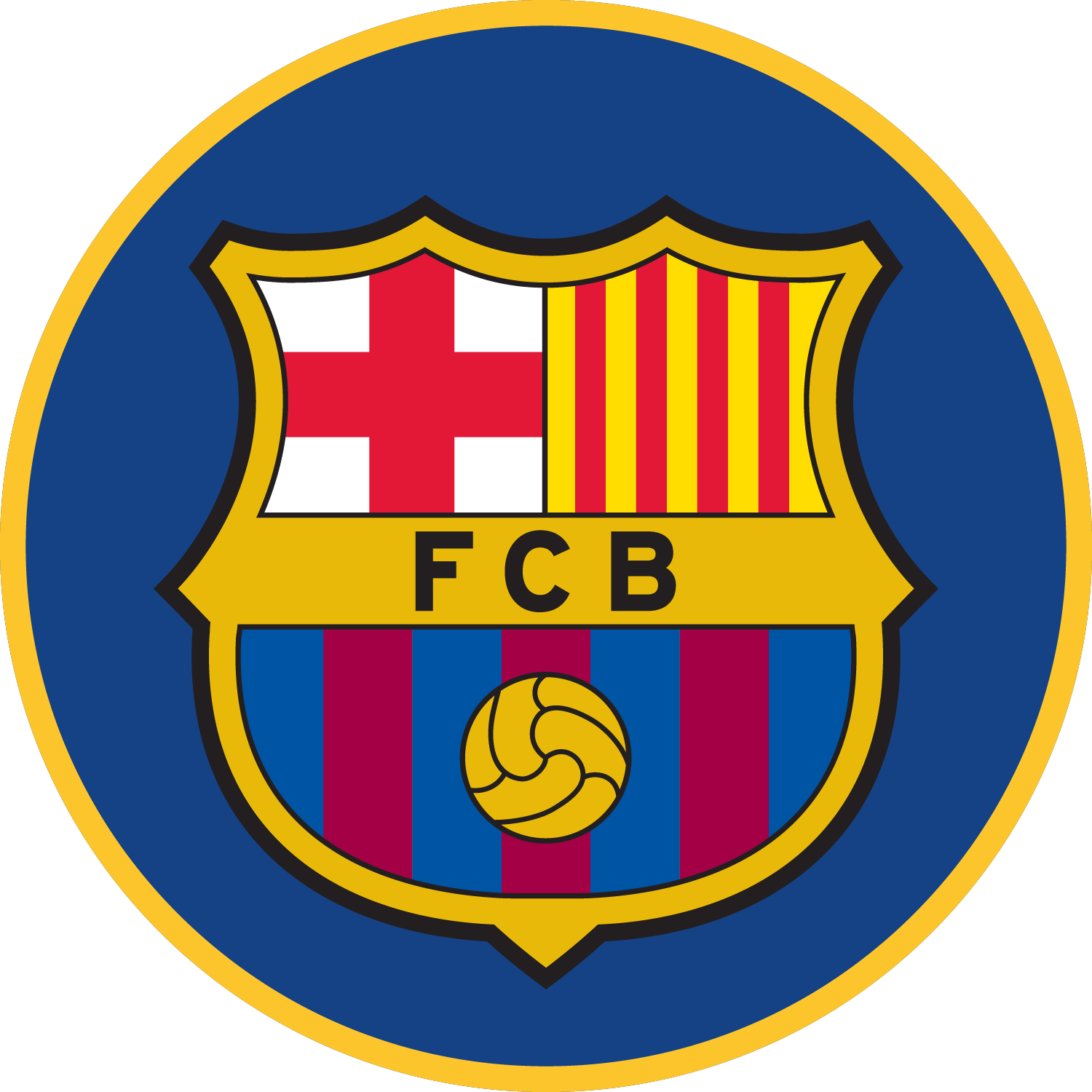 FC Barcelona Football Club Crest